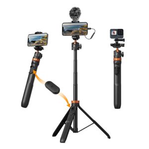 Mini Trípode extensible para Celular y cámaras de acción K&F Concept MS08, 160cm