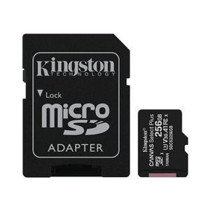 Memoria microSD Kingston 256GB Canvas Select Plus V30