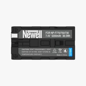 Batería Newell NP-F770, 5200mAh, para Sony
