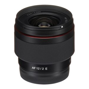 Lente Samyang AF 12mm f2.0 E para Sony