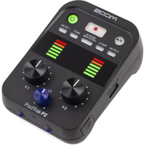 Grabadora para Podcast Zoom Podtrak P2 Dual USB