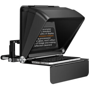 Teleprompter Lensgo TC7II Ultimate para cámara, celulares y iPad, proyección de hasta 7.9"