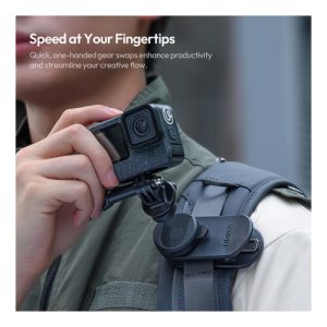 Soporte Ulanzi CK02 para Osmo Pocket y cámaras de accion en mochilas C053