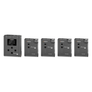 Kit de micrófonos UHF COMICA Boom X-U QUA, de 4 canales