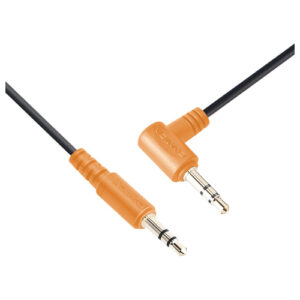 Cable de audio trenzado COMICA CVM-D-CPX de TRS a TRS en ángulo recto