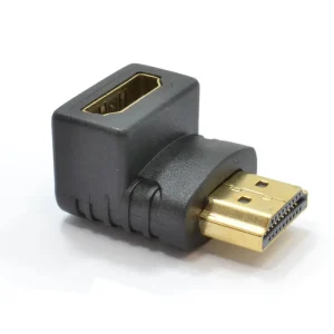 Adaptador HDMI 90° Macho a Hembra – Conector en Ángulo Recto