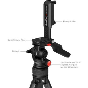 Tripode compacto SmallRig AP-23 (5473) para cámara y celular, 1.60cm, 3kg.