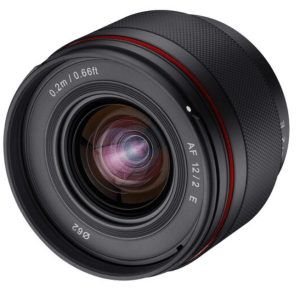 Lente Samyang AF 12mm f2.0 RF-S para Canon R