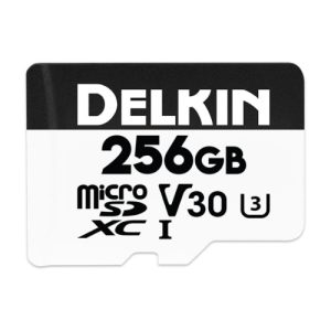 Memoria Delkin 256GB Drone microSD UHS-I SDXC U3 V30 A2 (DMDRNV3256)